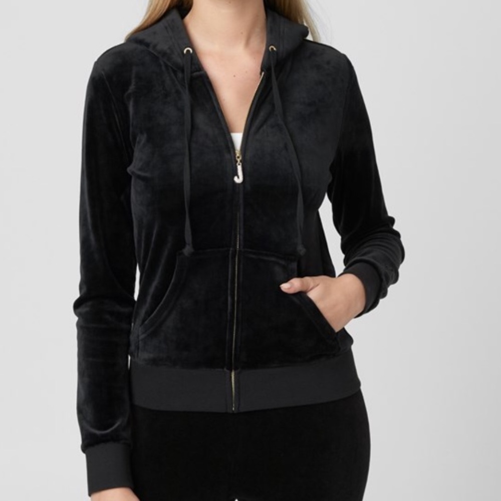 Juicy Couture Black Zip Up Jacket